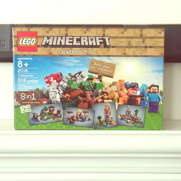 Sekretær Natura Påhængsmotor Toys | Lego Minecraft 21116 Crafting Box | Poshmark